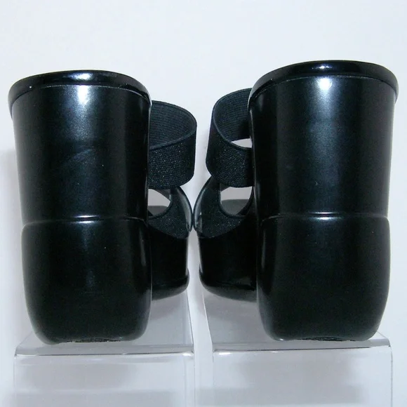 Calvin Klein 'Yathy' black platform wedges 8M - Picture 6 of 8